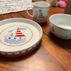 Lenox Nautical Dinnerware Set - Red, White, and Blue